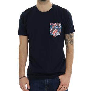 T-SHIRT TASCHINO BLU